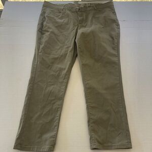 Skye’s The Limit Olive Kayla Slimming Skinny Jean New 22W A3902